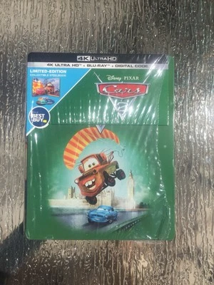 NEW Cars 2 4K SteelBook Blu-ray Best Buy Exclusive [2011] Opened - Image 1 of 2