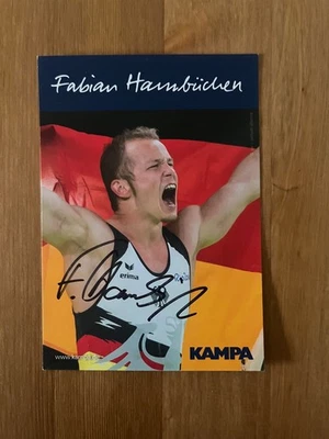 AUTOGRAMM FABIAN HAMBÜCHEN TURNEN LEGENDE OLYMPIA - Bild 1 von 2