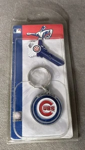Fanatix Chicago Cubs MLB Metal Baseball Keychain NOS - Picture 1 of 2