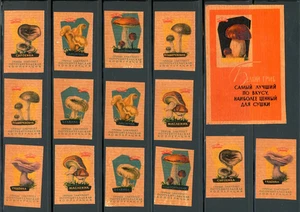 RUSIA, ¡LOTE DE 15 ETIQUETAS PUBLICITARIAS VINTAGE MATCHBOX!! XX45 - Imagen 1 de 1