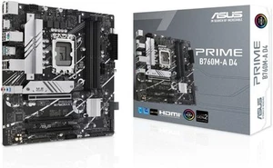 ASUS PRIME B760M-A D4 LGA1700 Intel B760 DDR4 mATX Desktop Motherboard - Picture 1 of 7