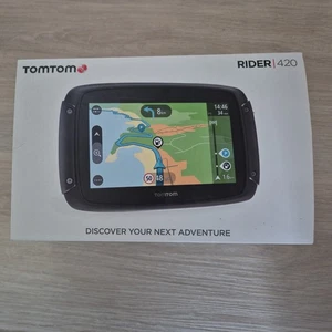 TomTom Rider 420 Motorrad Navi, Navigationsgerät mit Europakarte - Bild 1 von 3