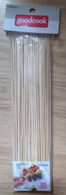 Goodcook 9.75 In. Bamboo Skewer (300 Count) 24451 UPC#076753244510 - NEW! - Image 1 of 4