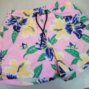 Polo Ralph Lauren Men's Large Pink Floral Board Shorts Logo Swim Trunks - Picture 1 of 10