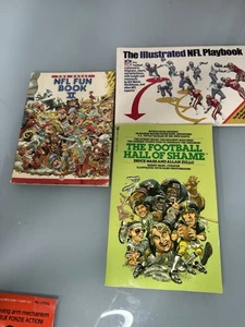 Vintage NFL book lot Of 3 - Picture 1 of 12