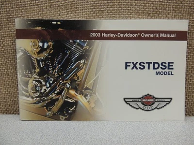 HARLEY 2003 CVO SOFTAIL DEUCE FXSTDSE 100TH ANNIVERSARY OWNERS MANUAL 99522-03 - Image 1 of 4
