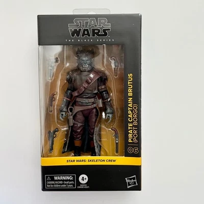 Figura de acción Hasbro Star Wars Black Series Skeleton Crew Pirate Captain Brutus Foto 1 de 4