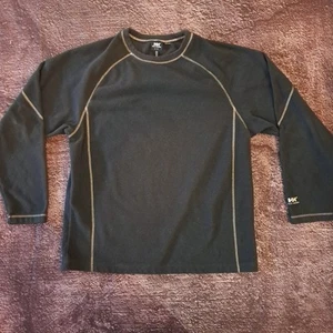 Helly Hansen Mens Fleece Sweater Base Layer Black XL - Picture 1 of 4