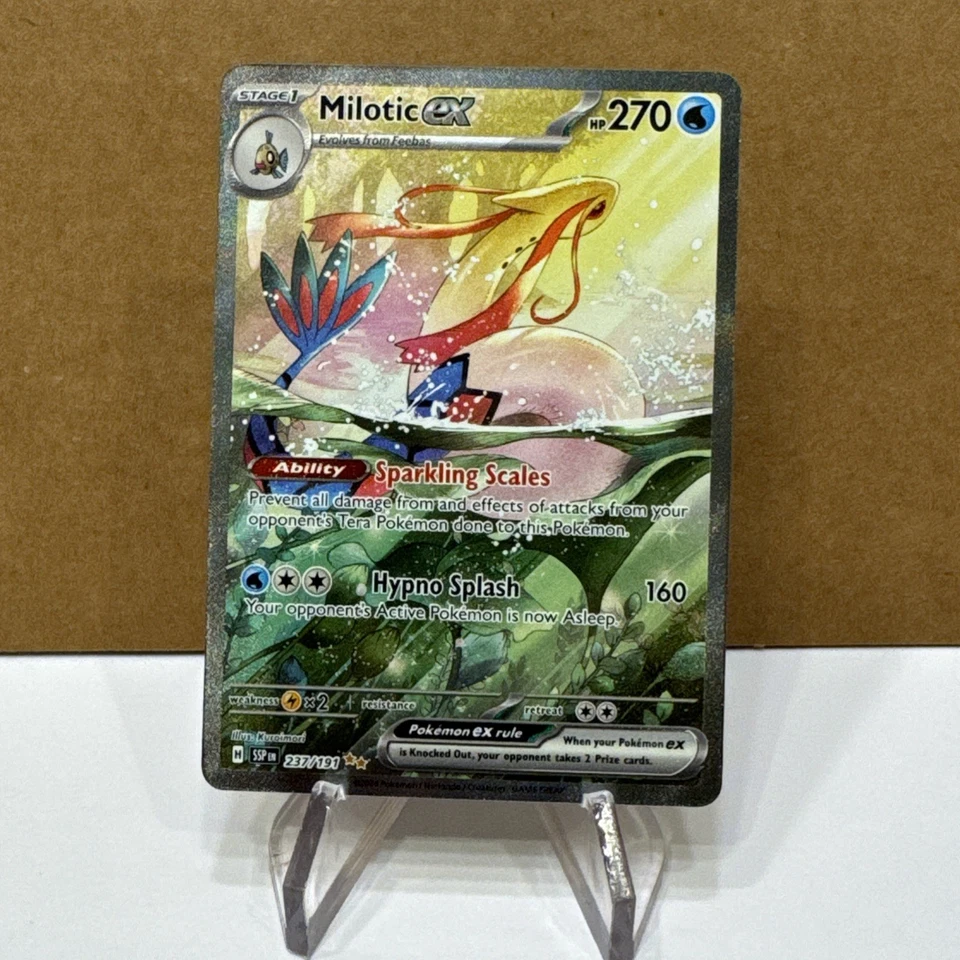 Pokemon TCG Milotic ex 237/191 Surging Sparks  Special Illustration Rare - Image 1 of 4
