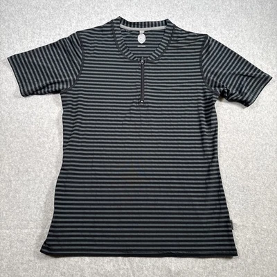 Jersey Club Ride 1/4 Cremallera Mujer Rayas Gris Negro Talla M Foto 1 de 4