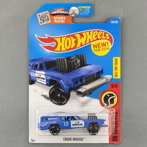 2016 Hot Wheels Cruise Bruiser Flat Blue HW Daredevils 5/10 #165 First Release - Picture 1 of 10
