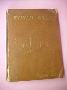 Vintage World Atlas Superior edition Hammond 1966 hardcover book - Bild 1 von 4