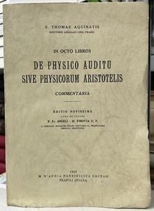 (Religione) S. T. Aquinatis - IN OCTO LIBROS DE PHYSICO AUDITU SIVE PHYSICORUM - Imagen 1 de 1