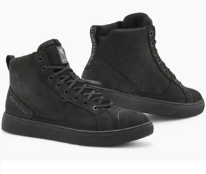 SCARPE PELLE STIVALI BOOTS SNEAKERS MOTO REV'IT ARROW NERO TG 44 - Picture 1 of 1