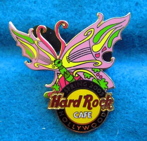 HOLLYWOOD SPRING 2005 BUTTERFLY INSECT HRC LOGO Hard Rock Cafe PIN LE - Picture 1 of 1