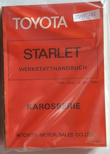 Manual de Taller / Del Toyota Starlet KP60 1978 , 79 , 80 , 81 , 82 & 84 - Imagen 1 de 2