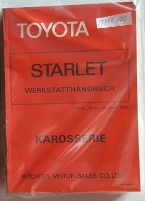 Manual de Taller / Del Toyota Starlet KP60 1978 , 79 , 80 , 81 , 82 & 84 - Imagen 1 de 2