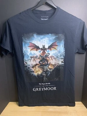 The Elder Scrolls Online Greymoor Bethesda Short Sleeve T-Shirt Adult SZ Medium - Image 1 of 4