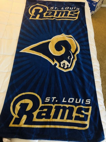 St Louis Rams Beach Towel (New Other) Cover