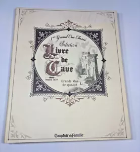Vintage Livre de Cave Comptoir de Famille Wine & Food Pairing Journal in French - Picture 1 of 6
