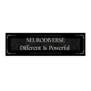 Neurodiverse Is Powerful Bumper Sticker - Picture 1 of 4