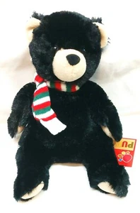 Pudgie de oso negro Bjorn (Vacaciones) pequeño 8"" de Douglas - Imagen 1 de 1