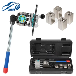 Brake Line Flaring Tool Kit 45° Single, Bubble, Double Flare Tool For Hard Line - Foto 1 di 9