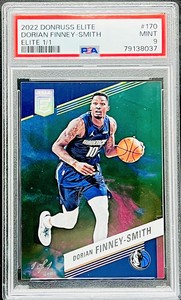Dorian Finney-Smith 2021-22 Donruss Elite Nebula 1/1 PSA 9