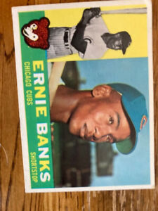 1960 Topps - #10 Ernie Banks Very Good to Excellent Shape