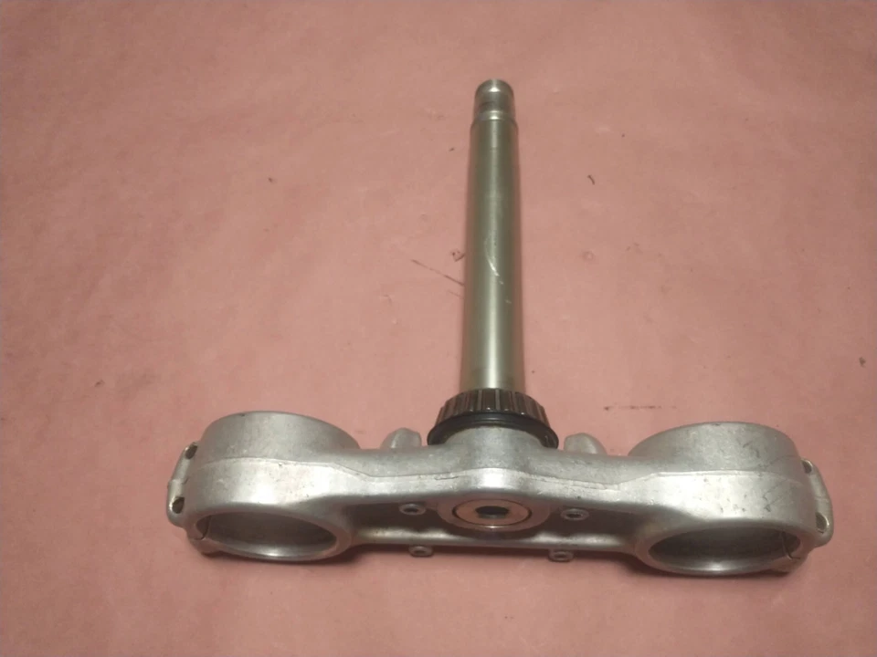 Soporte de abrazadera de horquilla triple árbol Kawasaki KX250 1998-00 potencia de dirección inferior Foto 1 de 4