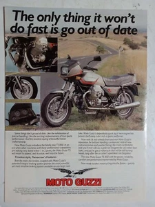 1985 MOTO GUZZI T5 850 AUSTRALIAN MAGAZINE FULLPAGE COLOUR ADVERTISEMENT - Picture 1 of 1