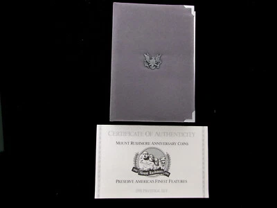 1991 Mount Rushmore Anniversary Dollar and Half-Dollar Proof Coin Set. USPC94BB - Image 1 of 4