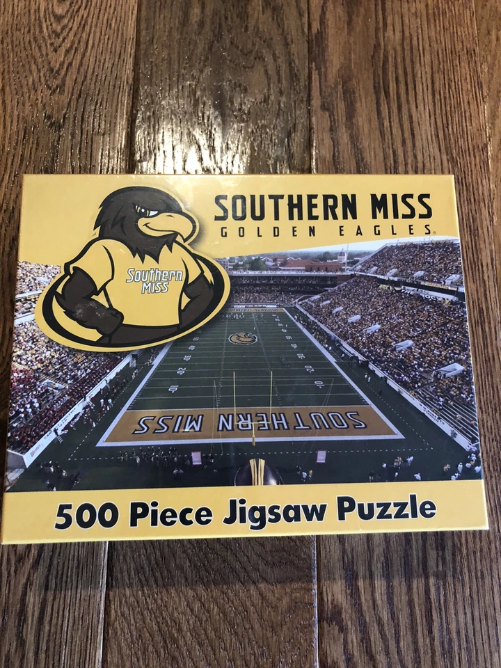 University Southern Miss Golden Eagles Football Stadium Jigsaw Puzzle 500pc