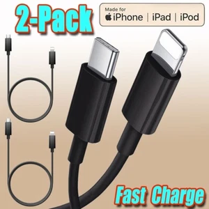 2-Pack 6ft Fast Charge Type-C Charging Cable For Apple iPhone SE 2nd Gen/SE 2020 - Picture 1 of 18