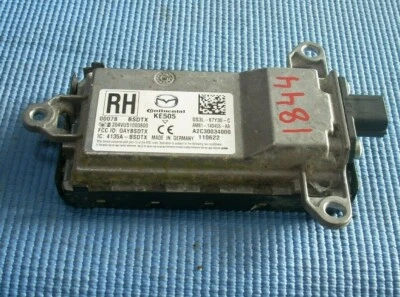 2012 MAZDA 6 BLIND SPOT SENSOR CONTROL MODULE GS3L-67Y30-C OEM - Image 1 of 2