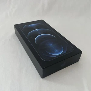 BOX ONLY Original iPhone 12 Pro Pacific Blue 256 Gb EMPTY BOX ONLY - Zdjęcie 1 z 4