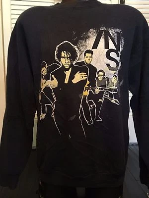 Rare Vintage 1990 INXS Tour Sweat Shirt Size Large New Wave Rock - Image 1 of 4