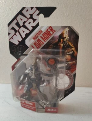 Figura Hasbro Star Wars 30 Aniversario Mustafar Lava Miner (2006) con C Plateado Foto 1 de 4