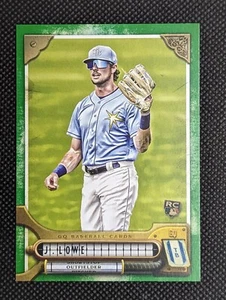 2022 Topps Gypsy Queen Green Border Parallel Josh Lowe RC Tampa Bay Rays #52 - Foto 1 di 3