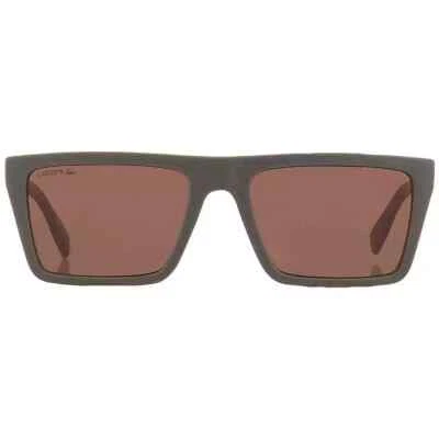 New LACOSTE Men's Sunglasses L6009S 275 Khaki 56-19-145  w/ Case - Image 1 of 2