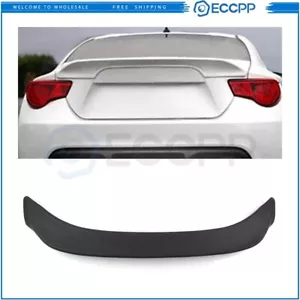 For 2013-2020 Scion FRS GT86 TRD Style Rear Trunk Spoiler Wing Unpainted Black - Picture 1 of 5