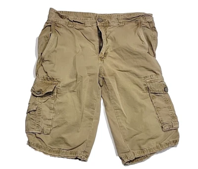 Pantalones Cortos Hebilla Negros Ajuste Soporte Carga Clásicos Java Tostado Caquie Para Hombre 30 Foto 1 de 4