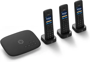 Telo VoIP with 3 HD3 Handsets Complete Home Phone System for Unlimited Nation... - Afbeelding 1 van 1
