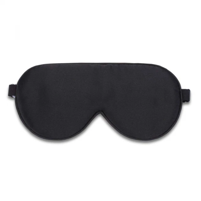 Alaska AB-EM-001 Natural Silk Sleep Mask - Black