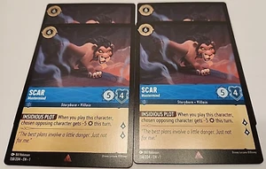 4x Disney Lorcana TCG: SCAR - MASTERMIND - Picture 1 of 1