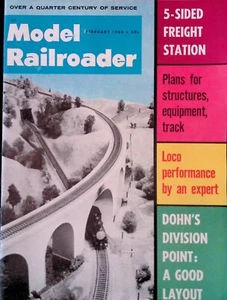 Model Railroder Magazine February 1963 Plans for Structures, Equipment, Track - Picture 1 of 3