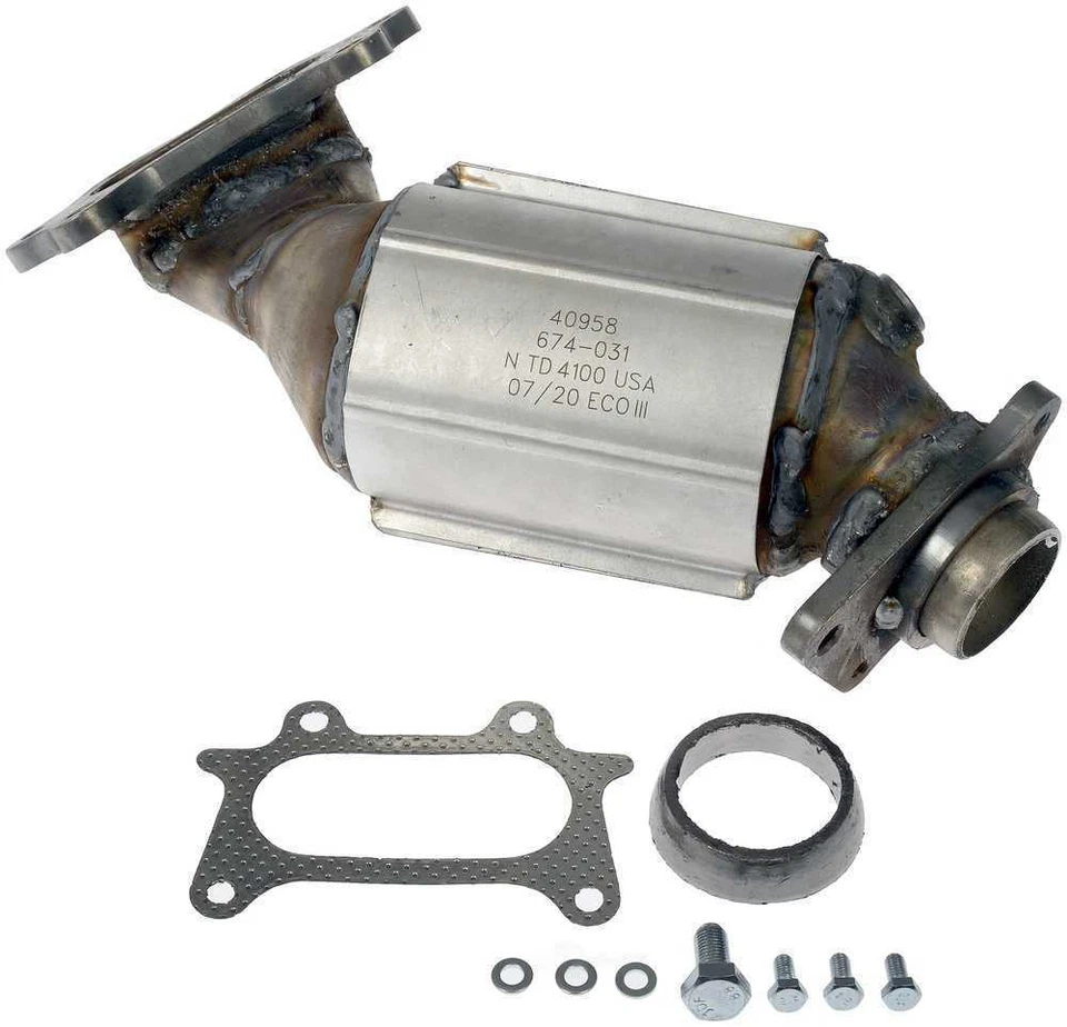 SE ADAPTA A HONDA CIVIC 2006-2011 COLECTOR CONVERTIDOR CATALÍTICO DELANTERO SIN CARBOHIDRATOS 1,3 L Foto 1 de 4