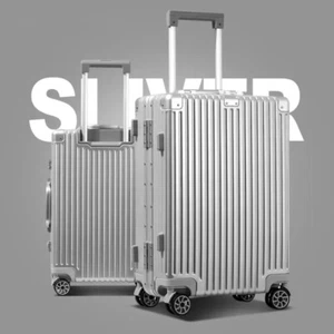 Bopai Aluminium Luggage Travel Hard Suitcase Light weight TSA Lock 2PCS Set - Picture 1 of 10