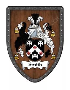 Smith Family Crest armoiries personnalisées, bouclier mural suspendu SH503PDGHG - Photo 1 sur 3