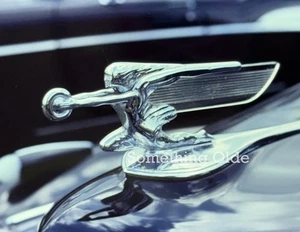 Diapositiva 35 mm 1930 Packard Diosa de la Velocidad Art Deco Capucha Ornamento Donut Volador - Imagen 1 de 3